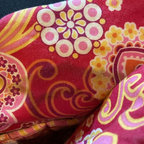 Vera Bradley Retired Raspberry Fizz Print Purse Handbag Shoulder Bag Tote - Picture 6 of 8